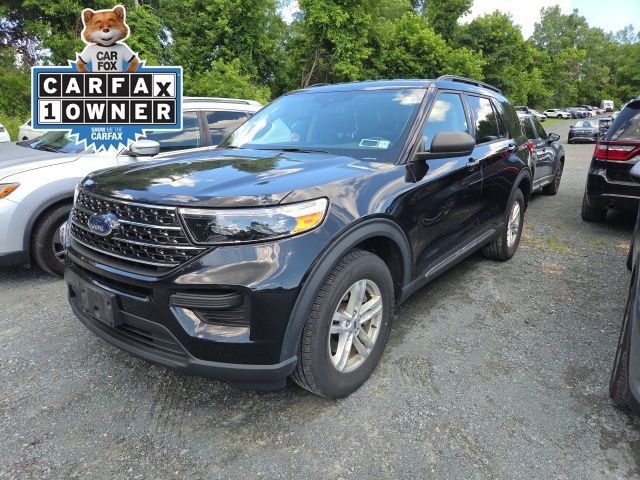 Used 2021 Black Ford XLT image 1