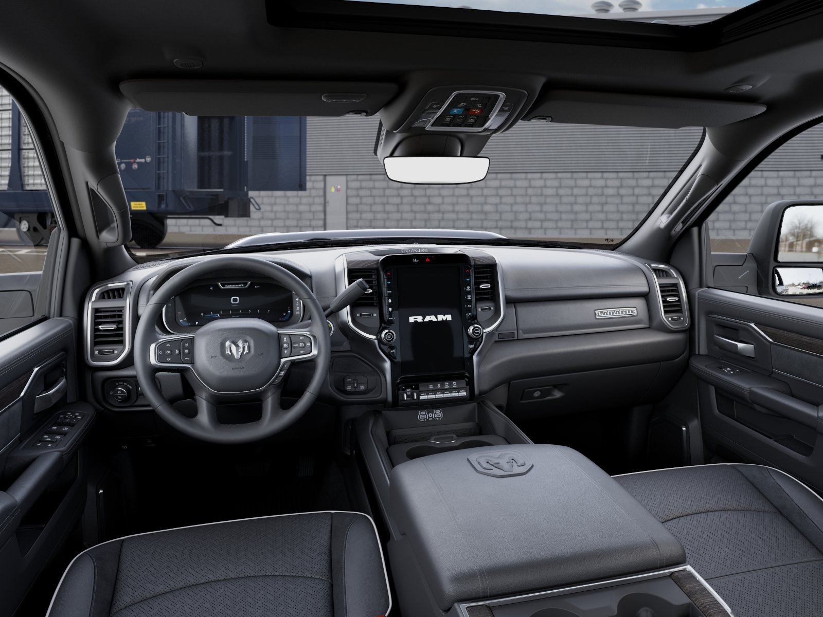 New 2026 Diamond Black Crystal Pearl-Coat Exterior Paint RAM LARAMIE image 8