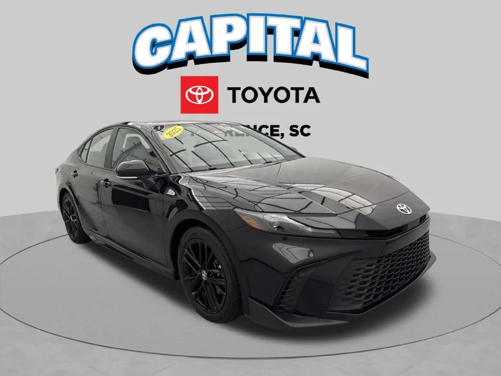 Used 2025 Black Toyota SE image 1