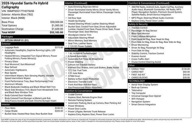 2026 Hyundai Santa Fe Calligraphy - Photo 4