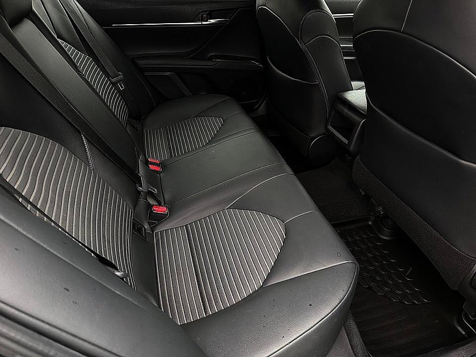 Used 2021 Midnight Black Metallic Toyota SE image 24