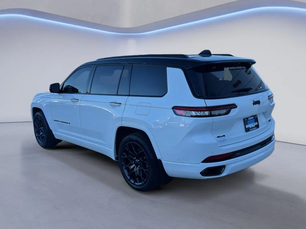 Used 2025 Bright White Clearcoat Jeep Summit Reserve image 3