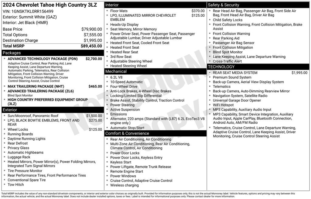 Used 2024 White Chevrolet High Country image 26