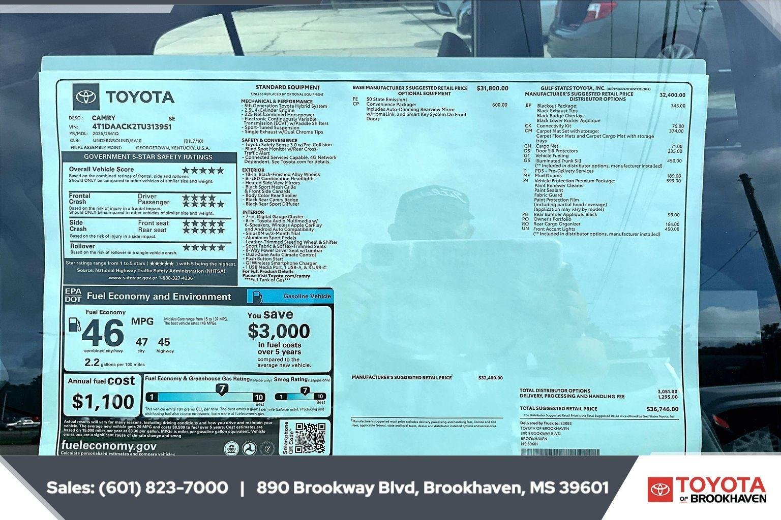 New 2026 Underground Toyota SE image 12