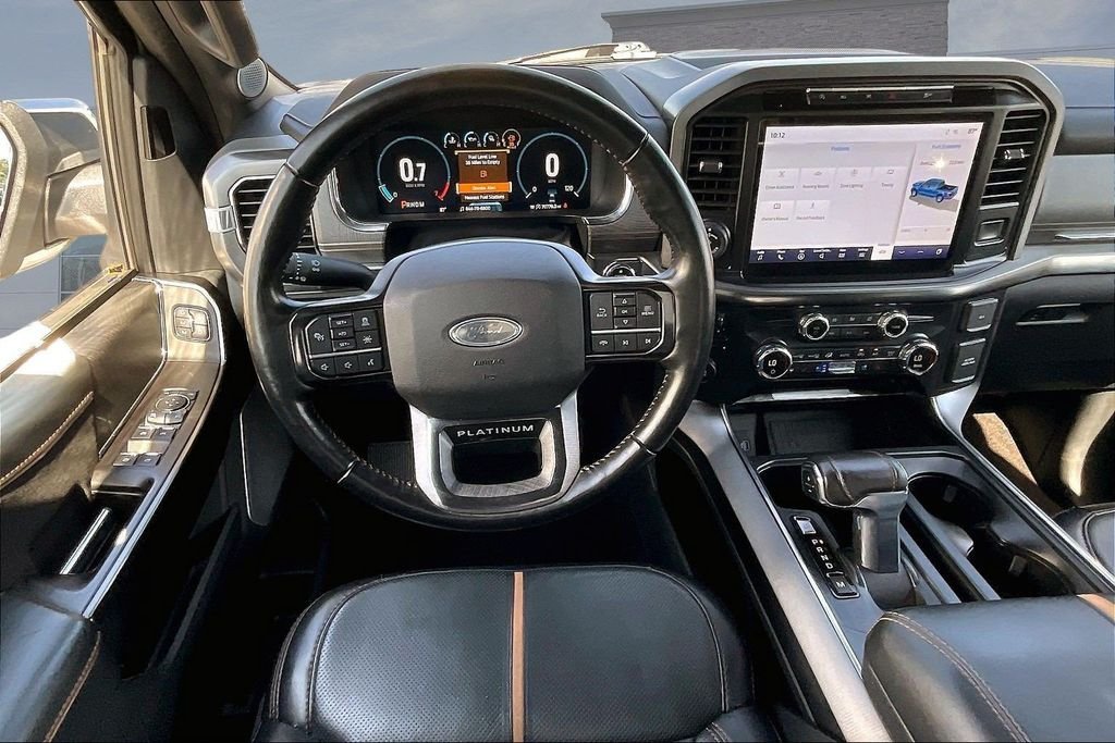 Certified Used 2021 White Metallic Ford Platinum image 9