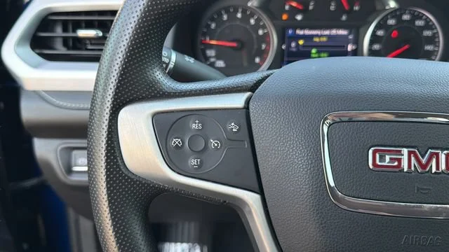 Used 2023 Ultra Blue Metallic GMC SLE image 22