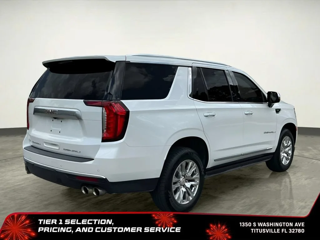 Used 2021 WHITE FROST TRICOAT GMC Denali image 10