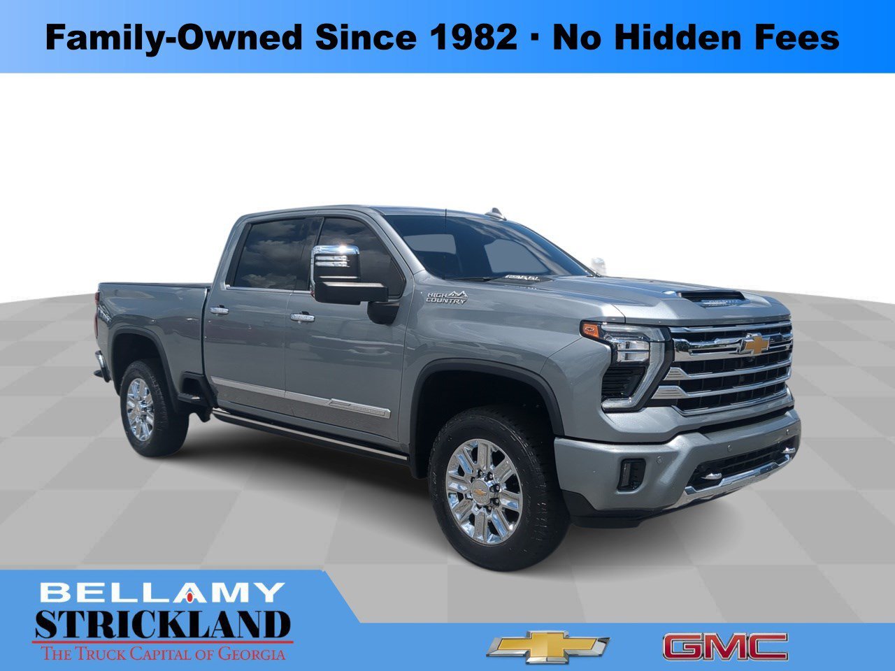 Used 2024 Sterling Gray Metallic Chevrolet High Country image 1