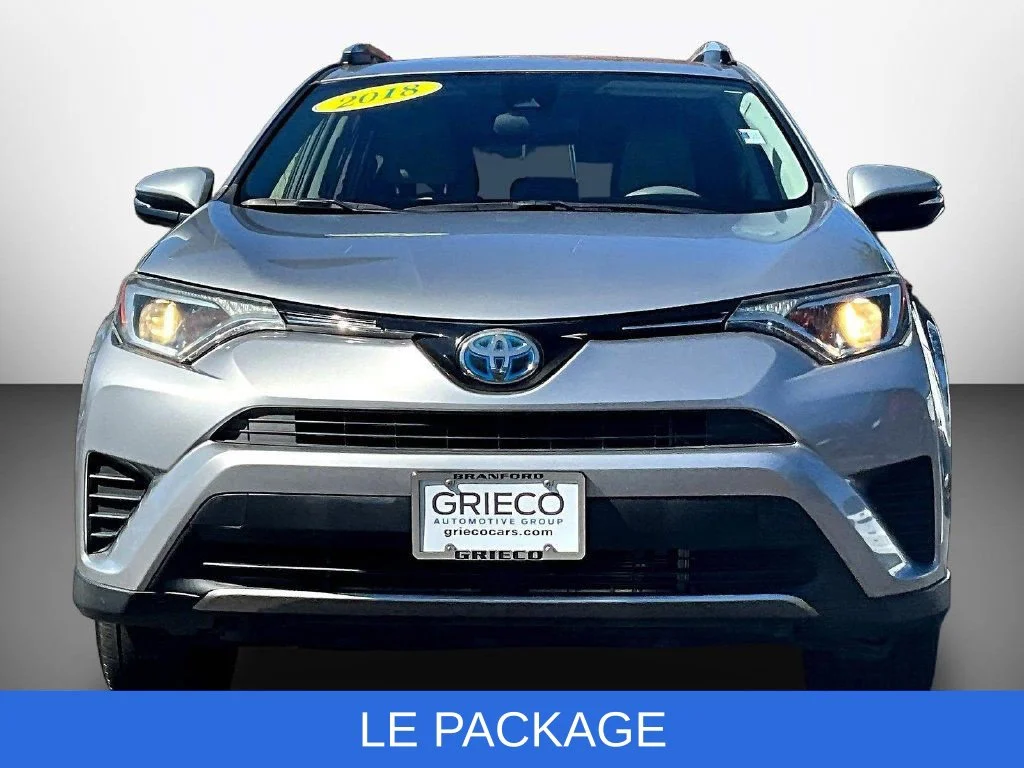 Used 2018 Silver Sky Metallic Toyota LE image 2