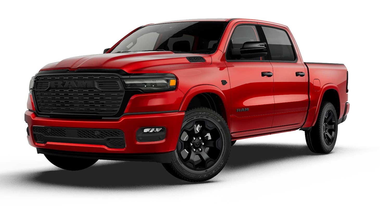 New 2027 Molten Red Pearl-Coat Exterior Paint RAM BIG HORN image 1