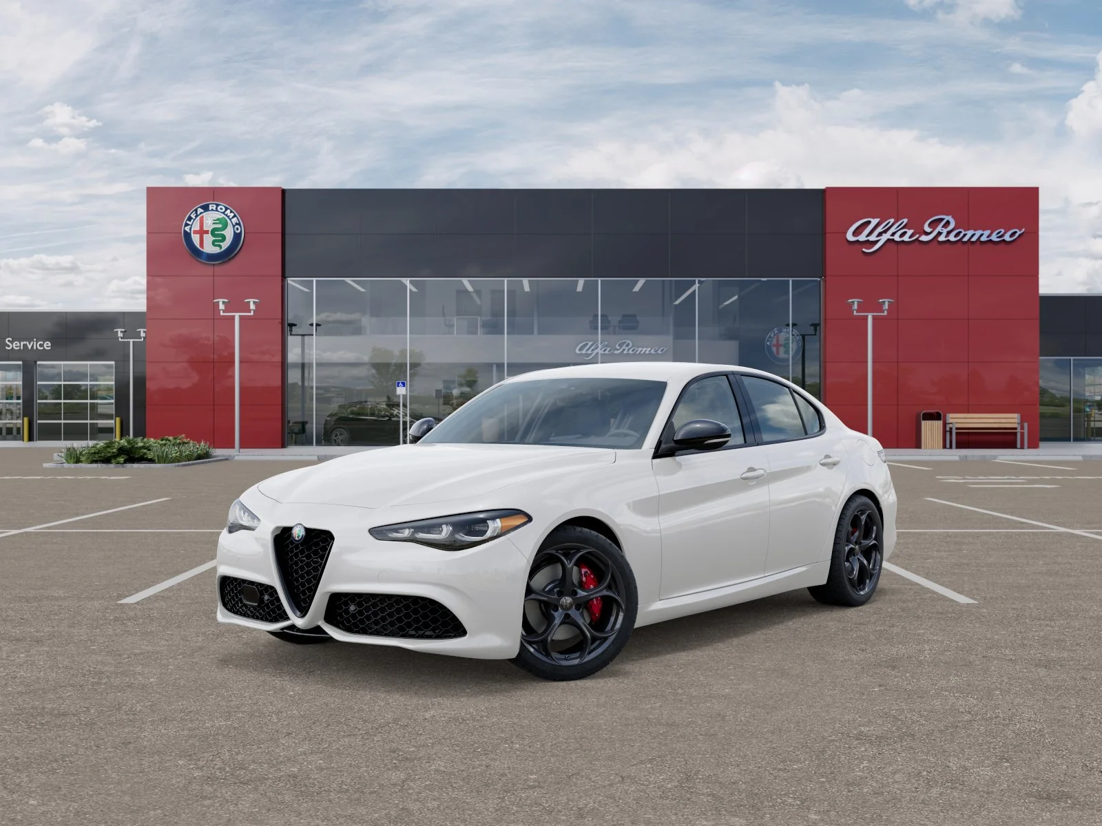New 2025 Milano White Exterior Paint Alfa Romeo Base image 28