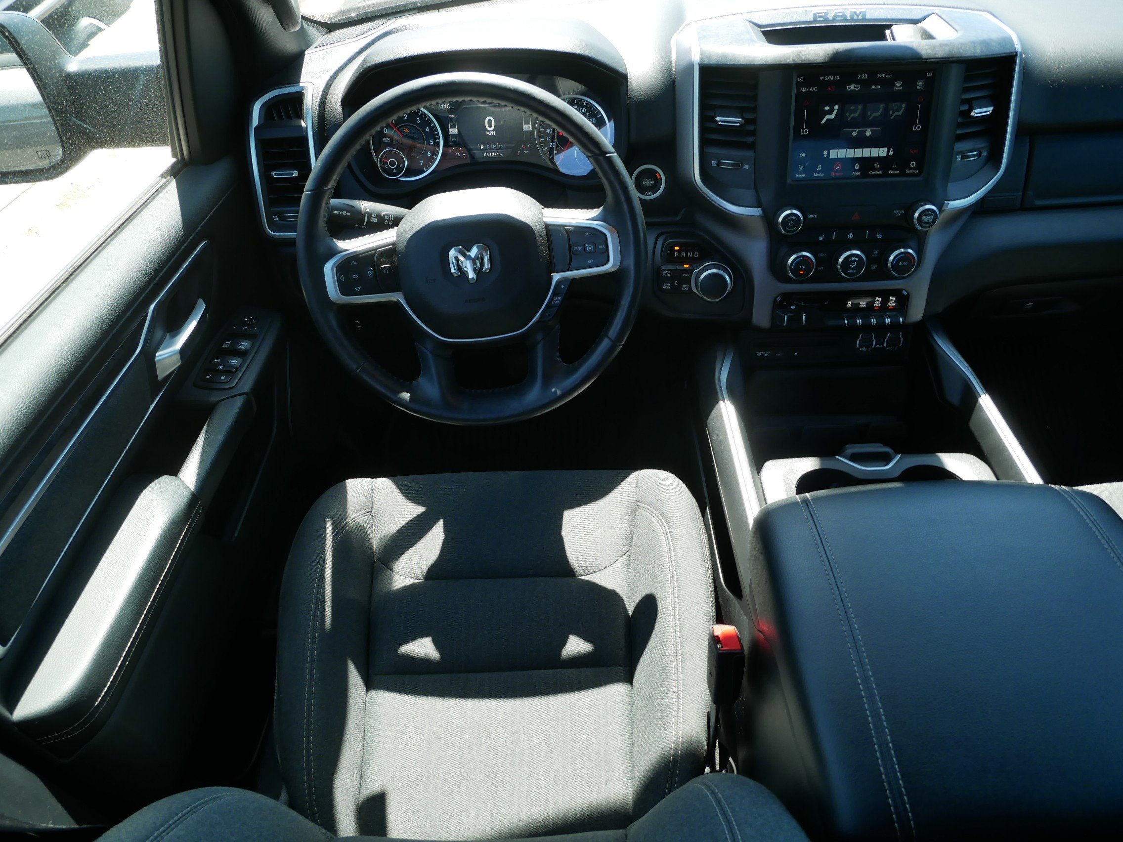 Used 2019 Granite Crystal Metallic Clearcoat Ram Big Horn/Lone Star image 13