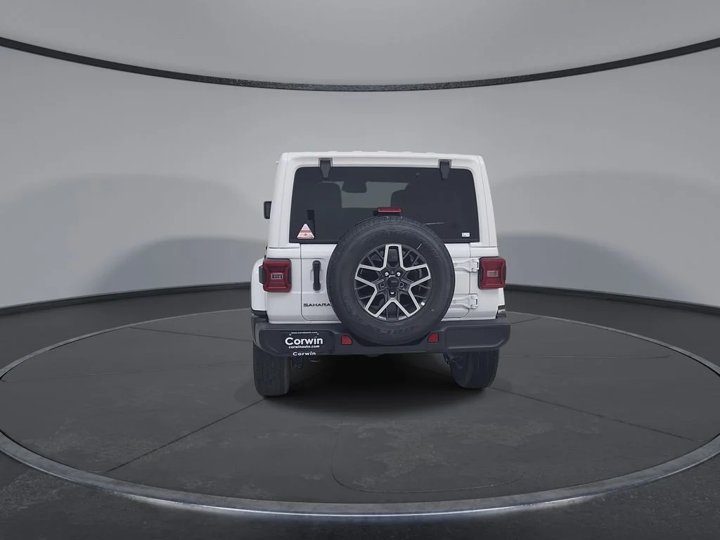 New 2026 Bright White Clear-Coat Exterior Paint Jeep Sahara image 11