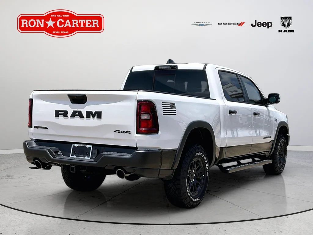 New 2026 Bright White Clear-Coat Exterior Paint RAM Rebel image 5
