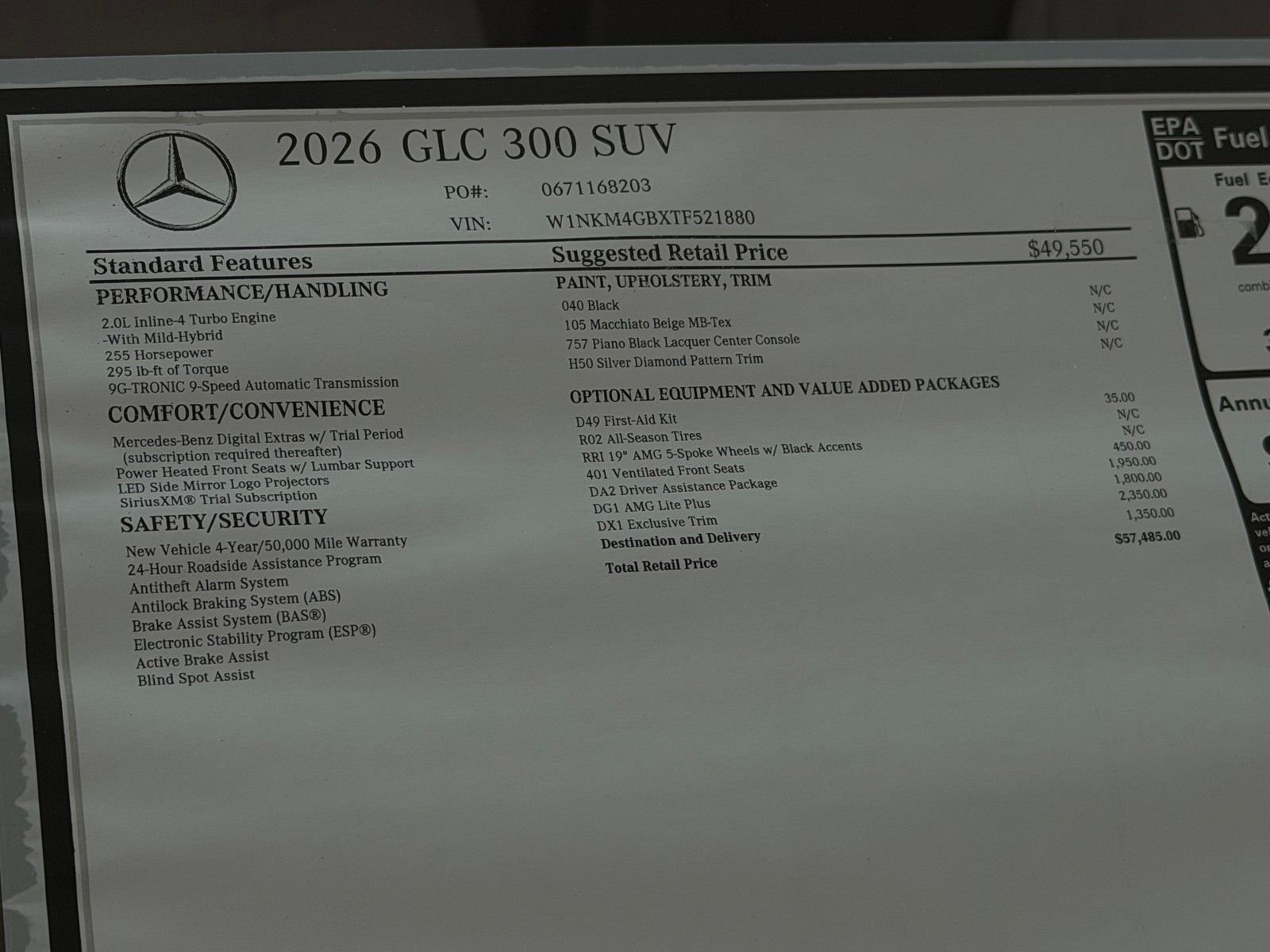 New 2026 Black Mercedes-Benz GLC 300 image 24