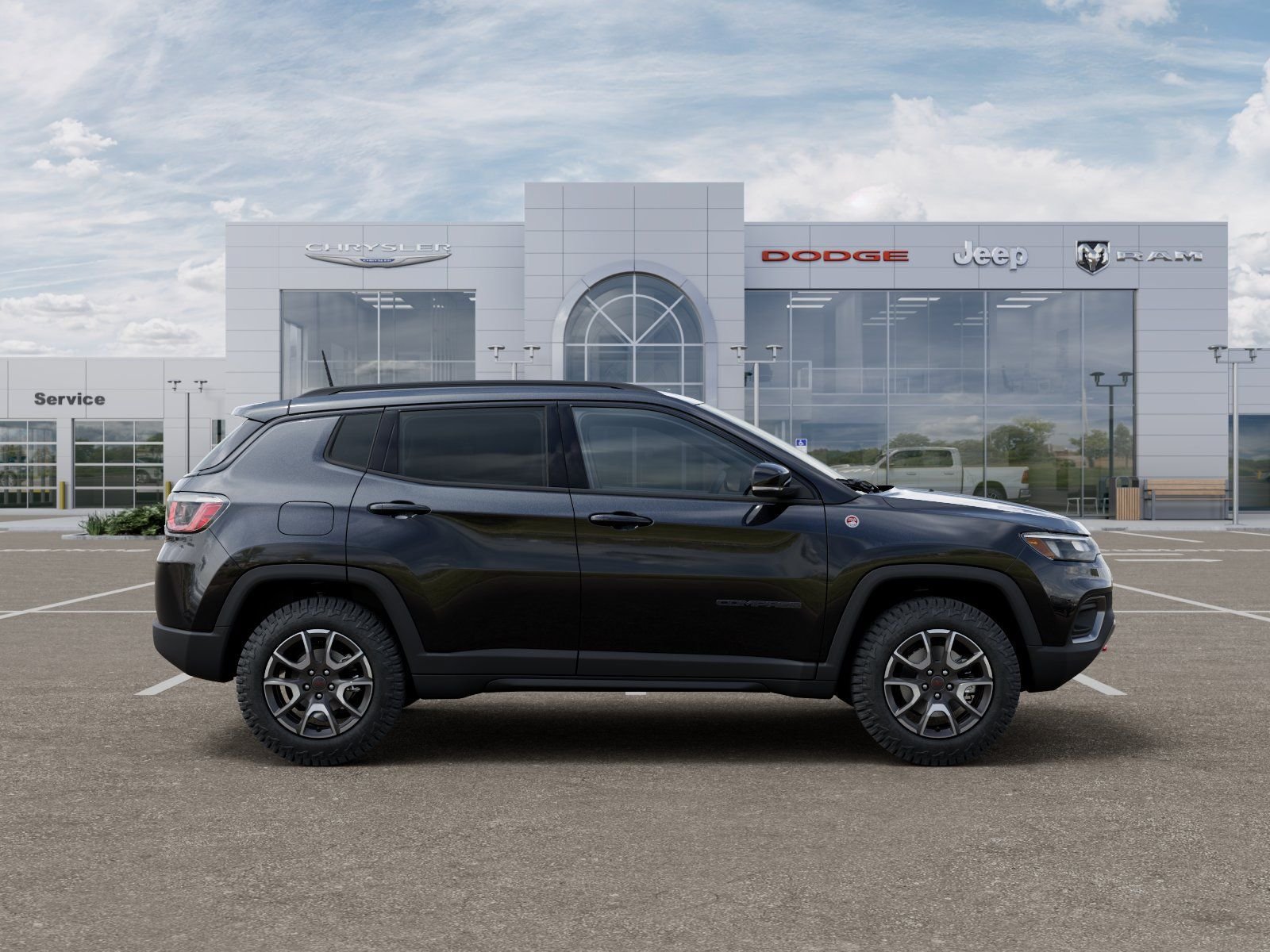 New 2026 Diamond Black Crystal Pearl-Coat Exterior Paint Jeep Trailhawk image 21
