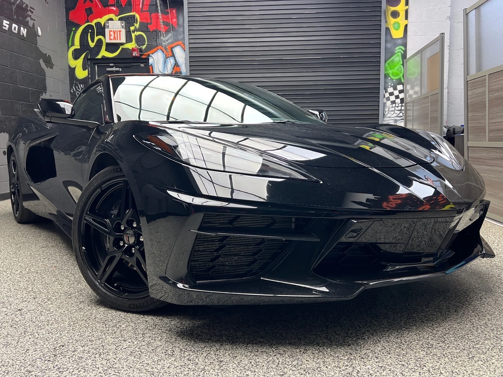 Used 2025 Black (gba) Chevrolet Stingray image 7