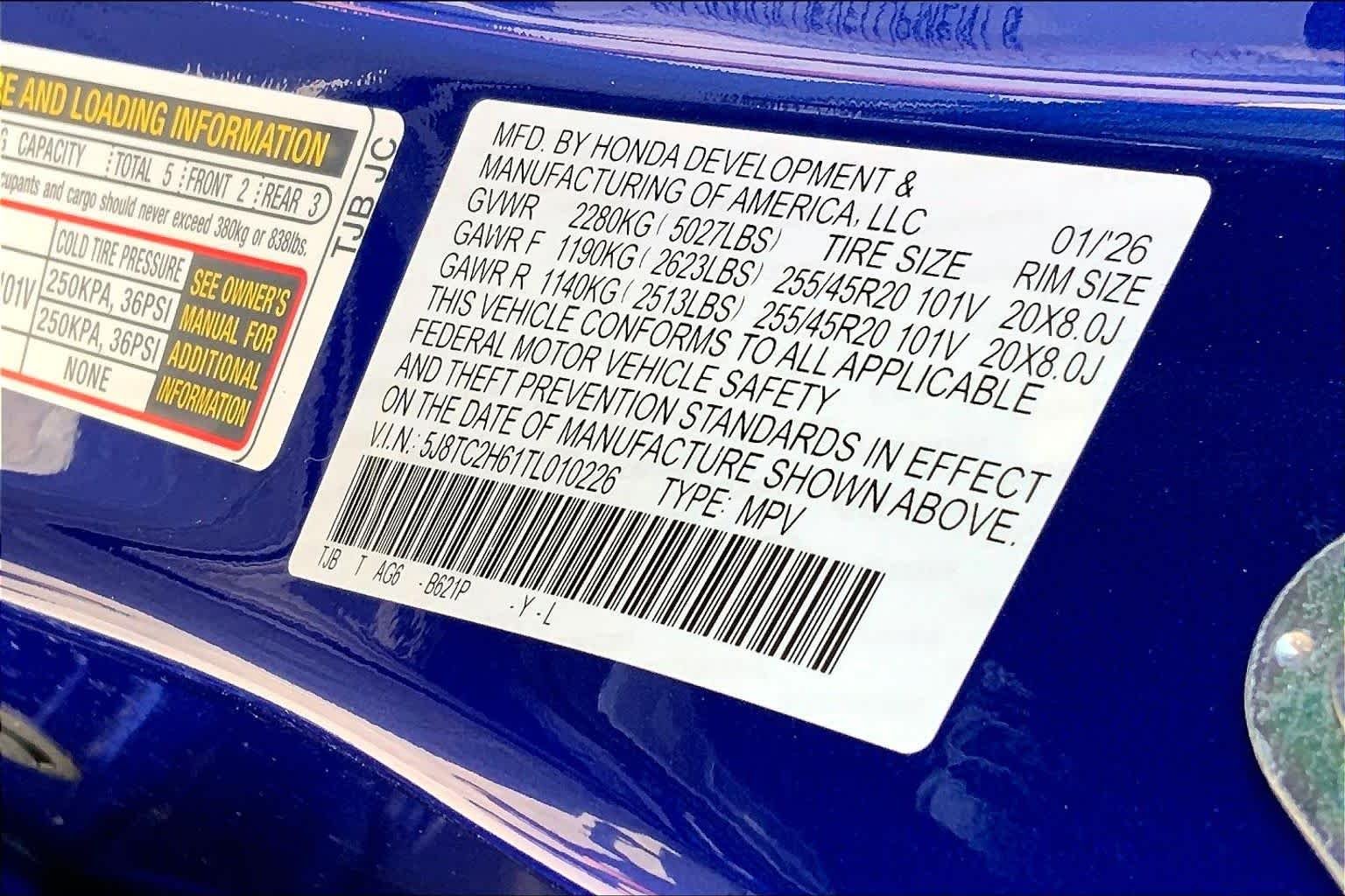 New 2026 Apex Blue Pearl Acura w/A-Spec Package image 17