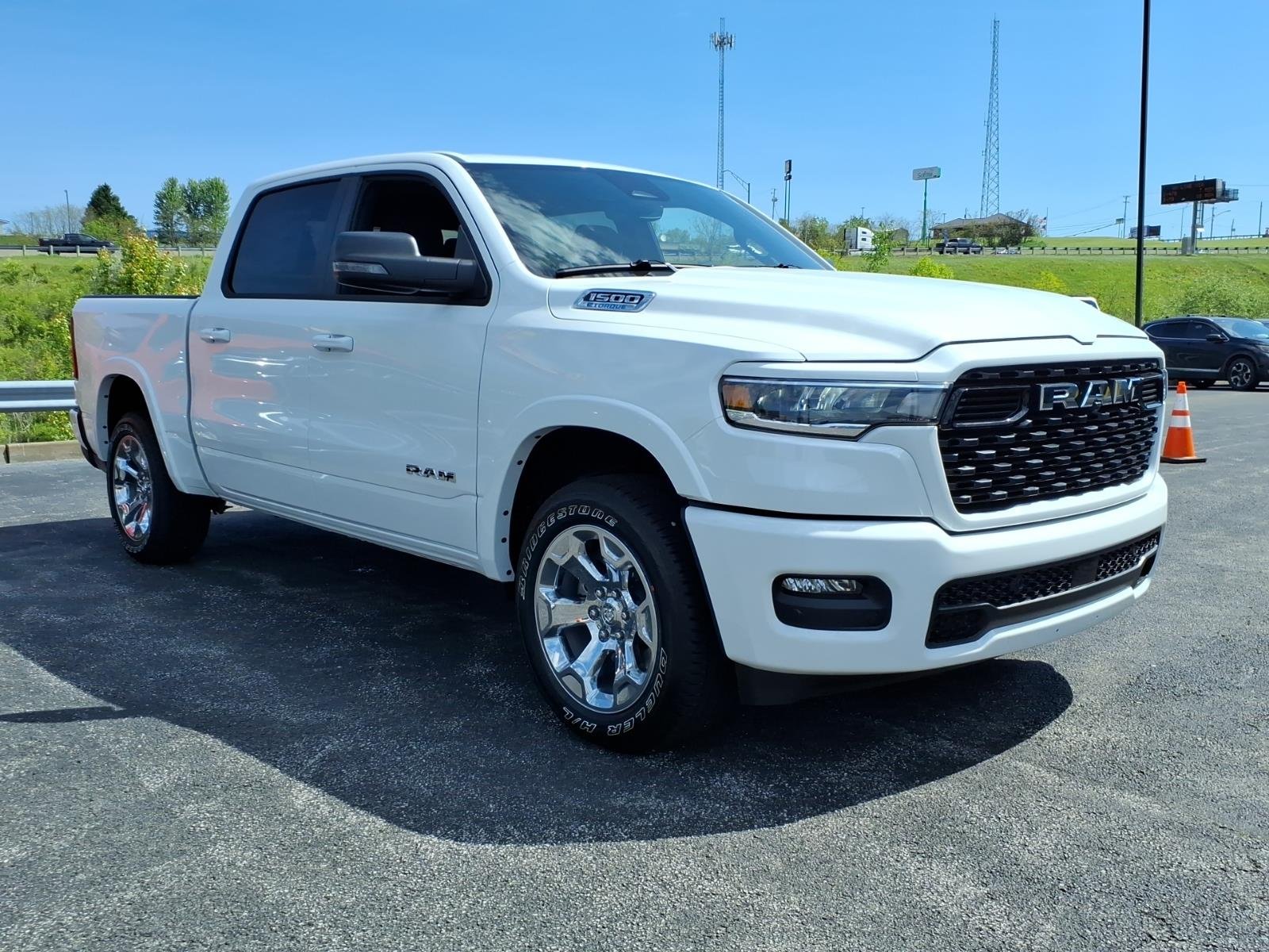 New 2026 Bright White Clear-Coat Exterior Paint RAM Big Horn image 2