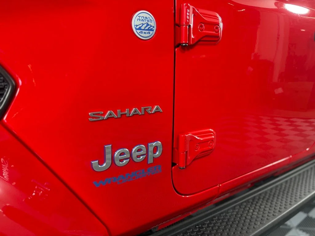 Used 2022 Red Jeep Unlimited Sahara 4xe image 14