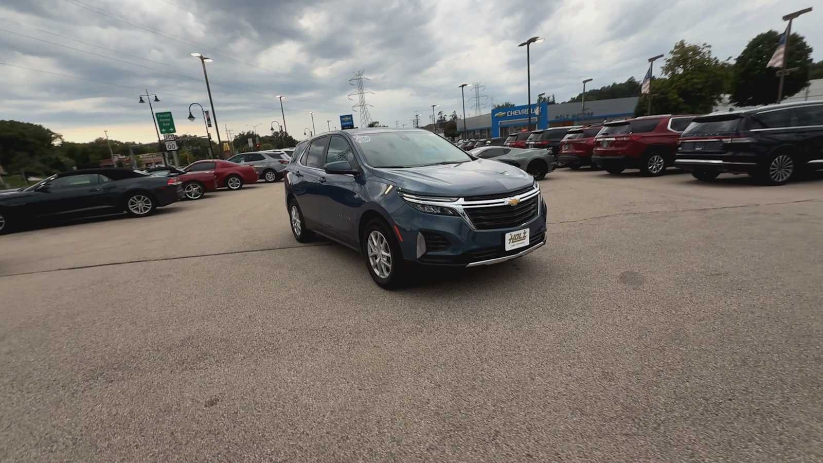 Certified Used 2024 Lakeshore Blue Metallic Chevrolet LT image 2