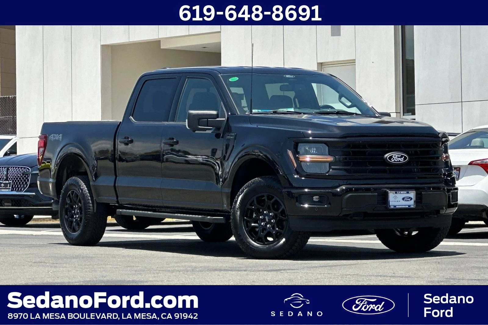 New 2026 Agate Black Metallic Ford XLT image 1