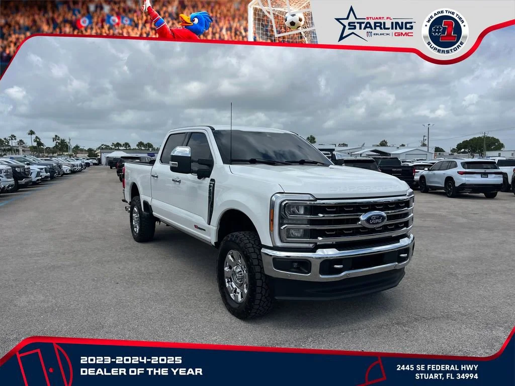 Used 2023 White Ford King Ranch image 3