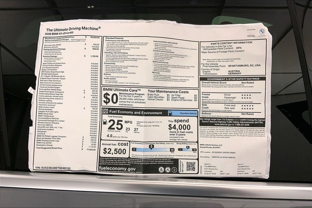 Used 2026 Skyscraper Grey Metallic BMW  image 12