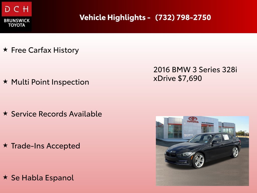 Used 2016 Black BMW 328i xDrive image 4