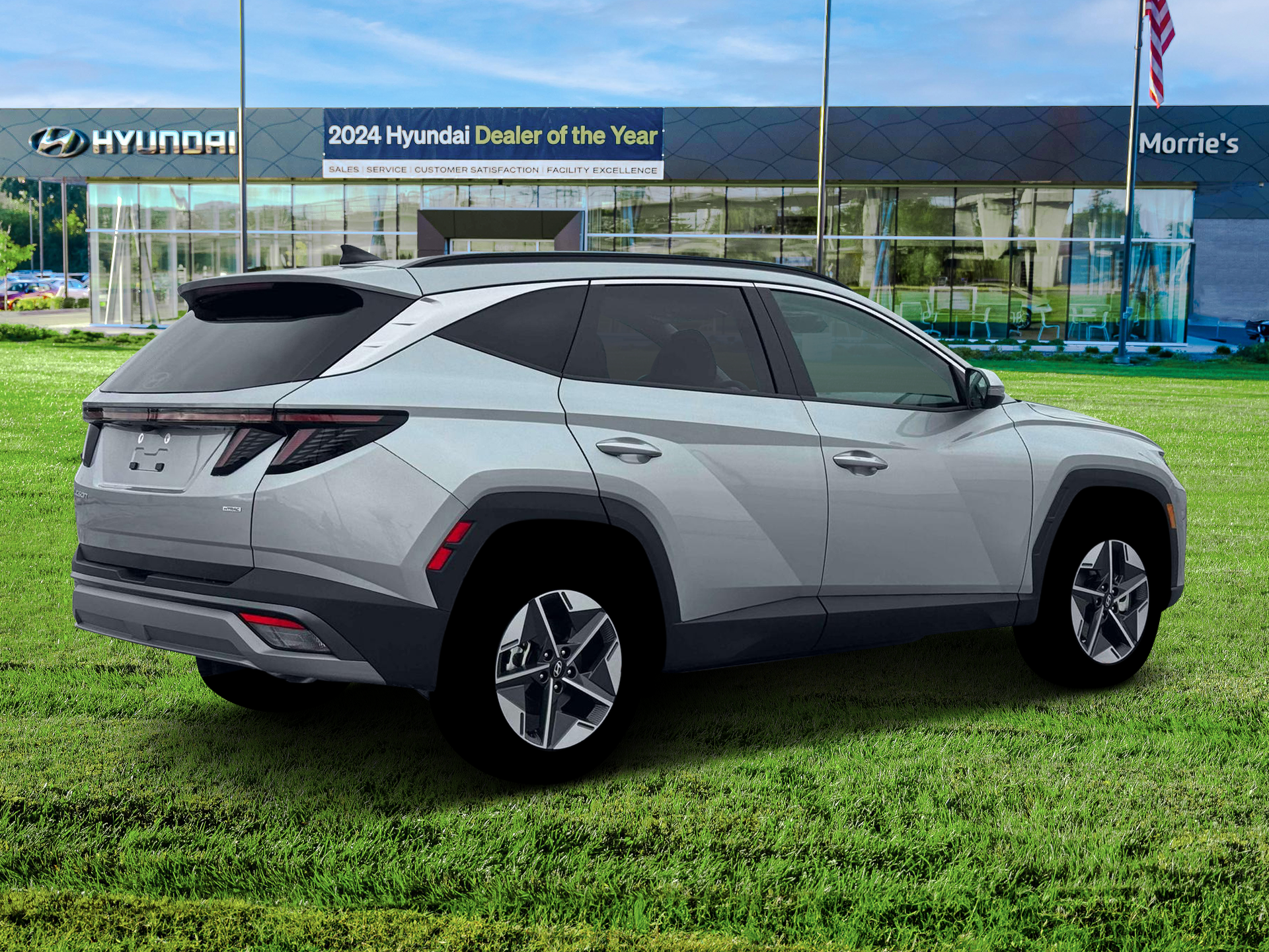New 2026 Shimmering Silver Hyundai SEL Premium AWD image 8