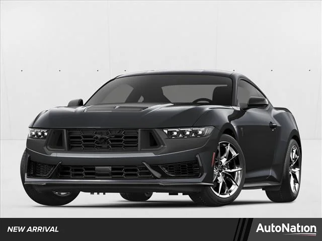 Used 2025 Shadow Black Ford Dark Horse image 1
