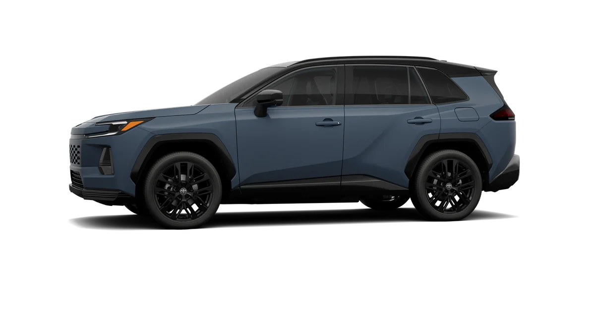 New 2026 Storm Cloud with Midnight Black Metallic roof Toyota XSE image 3
