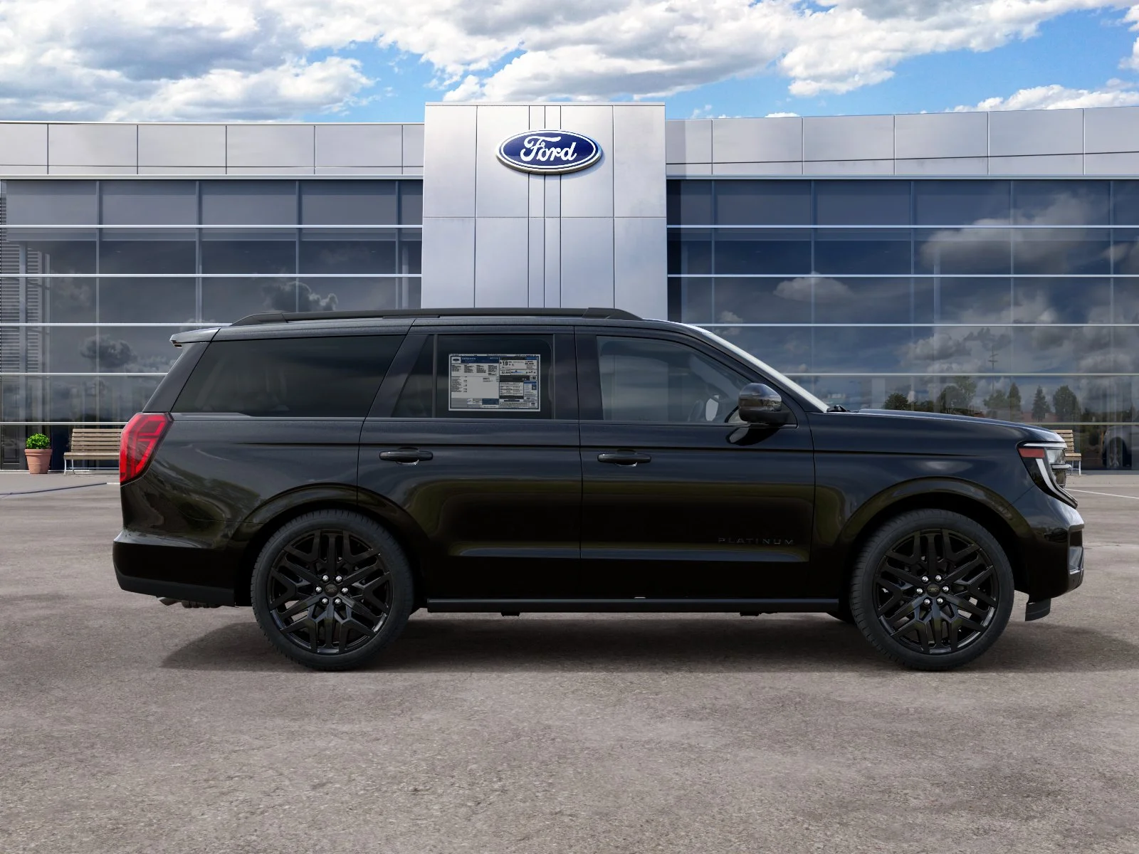 New 2027 Agate Black Metallic Ford Platinum image 28