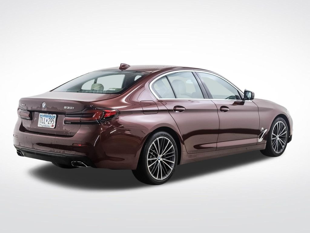 Certified Used 2023 Red Metallic BMW 530i xDrive image 5