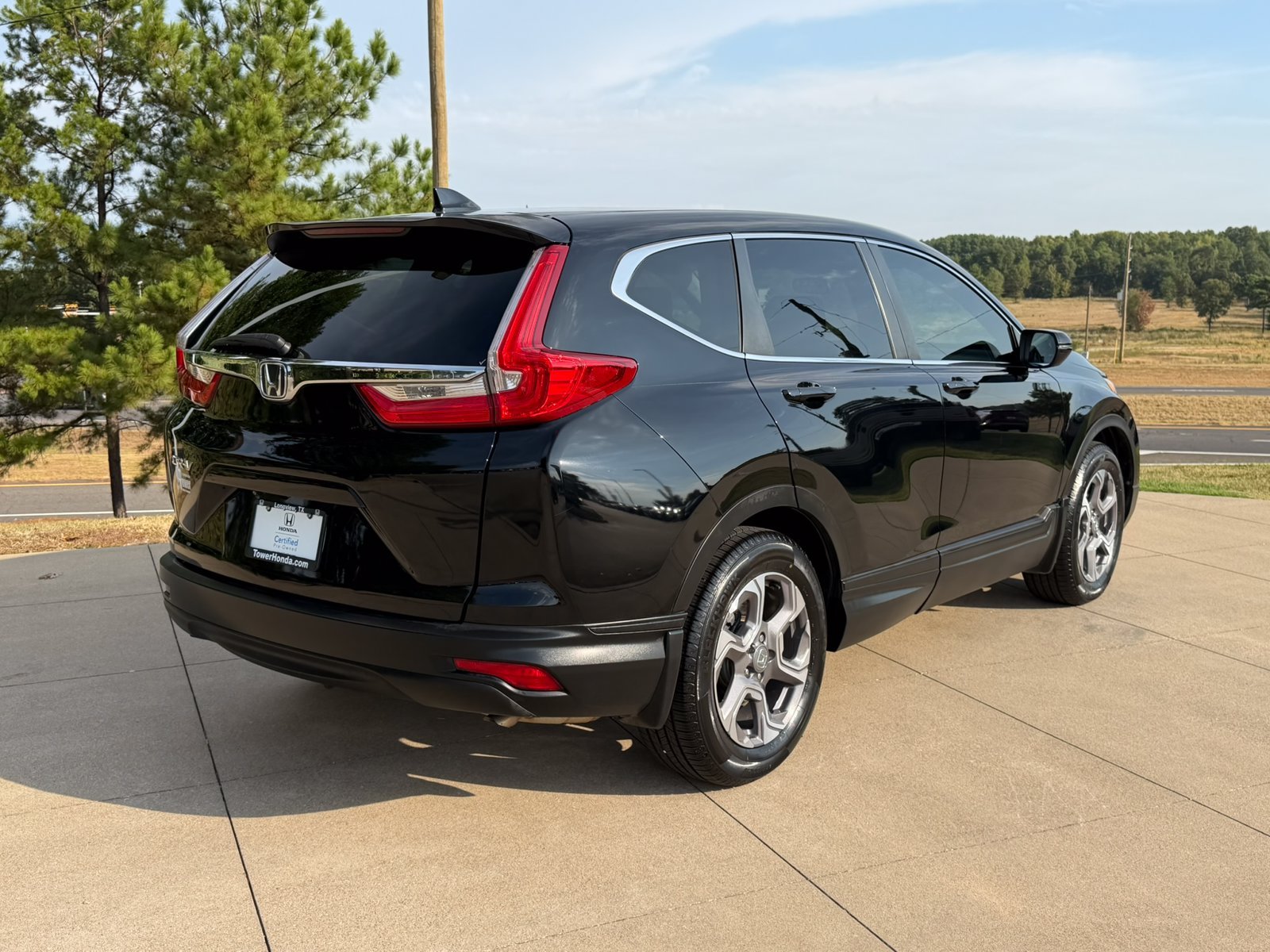 Certified Used 2017 Crystal Black Pearl Honda EX image 6