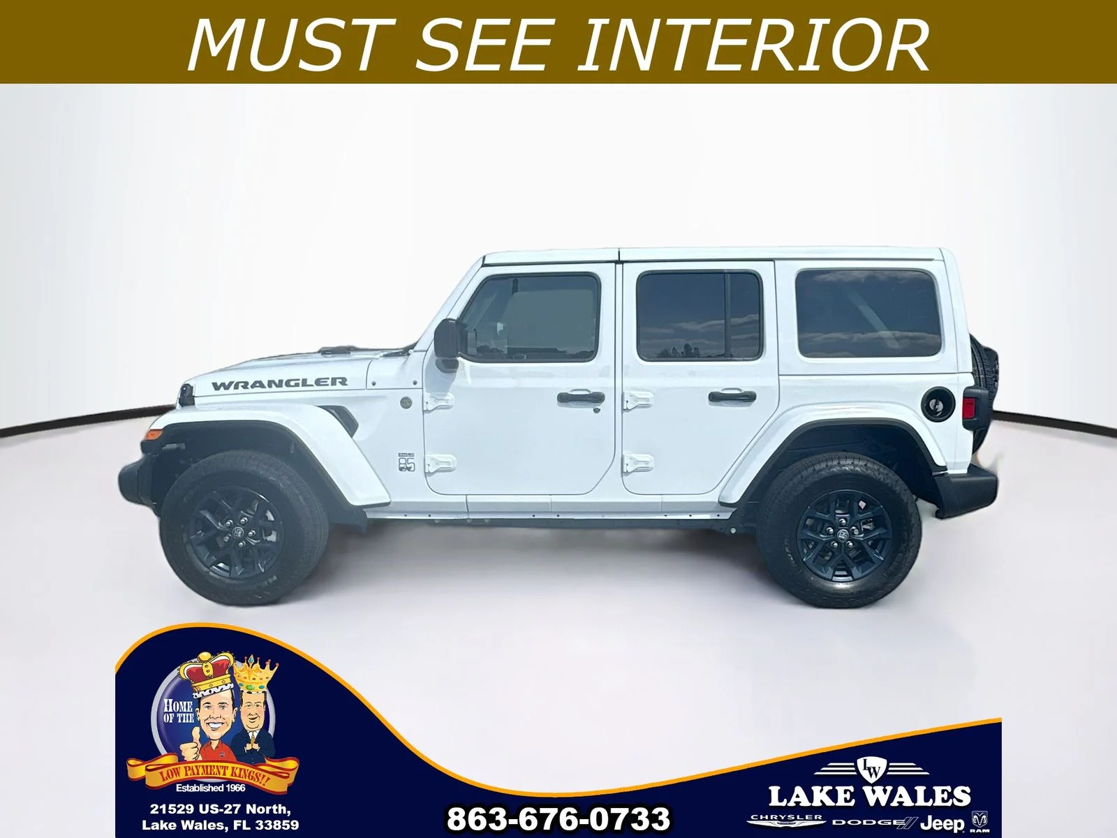 New 2026 Bright White Clear-Coat Exterior Paint Jeep 85th Anniversary Edition image 3