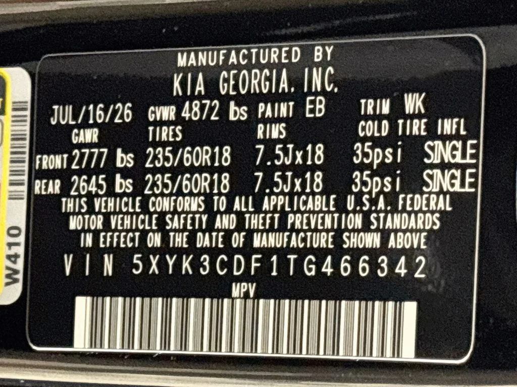 New 2026 Ebony Black Kia EX image 24