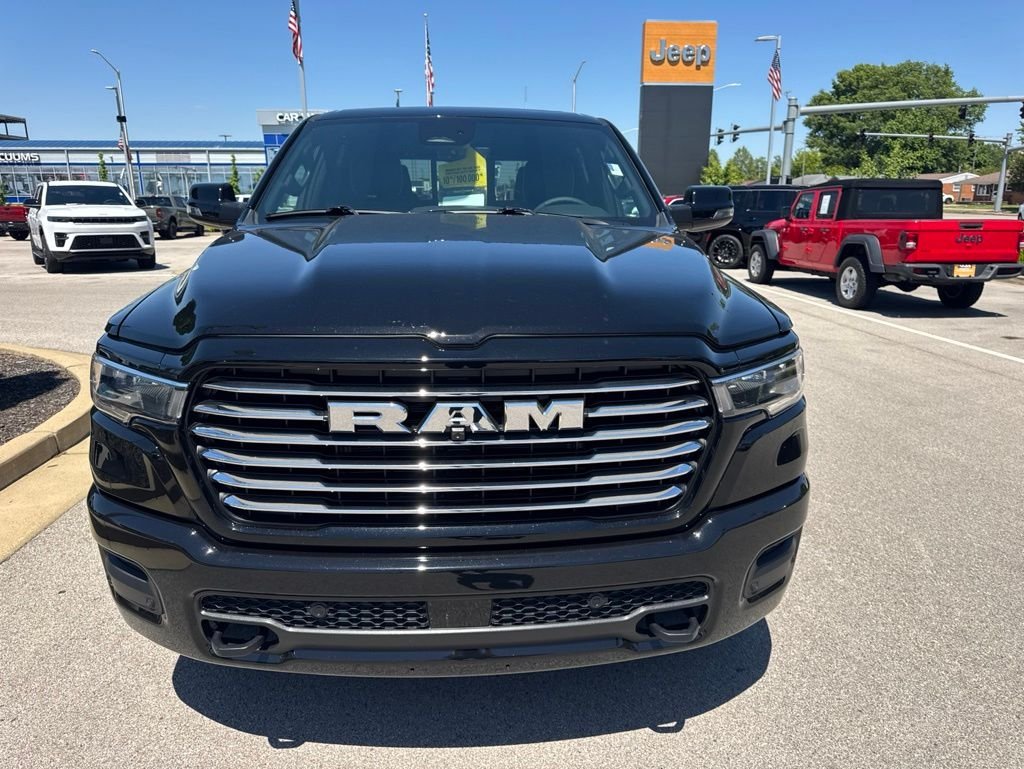 New 2026 Diamond Black Crystal Pearl-Coat Exterior Paint RAM Laramie image 9