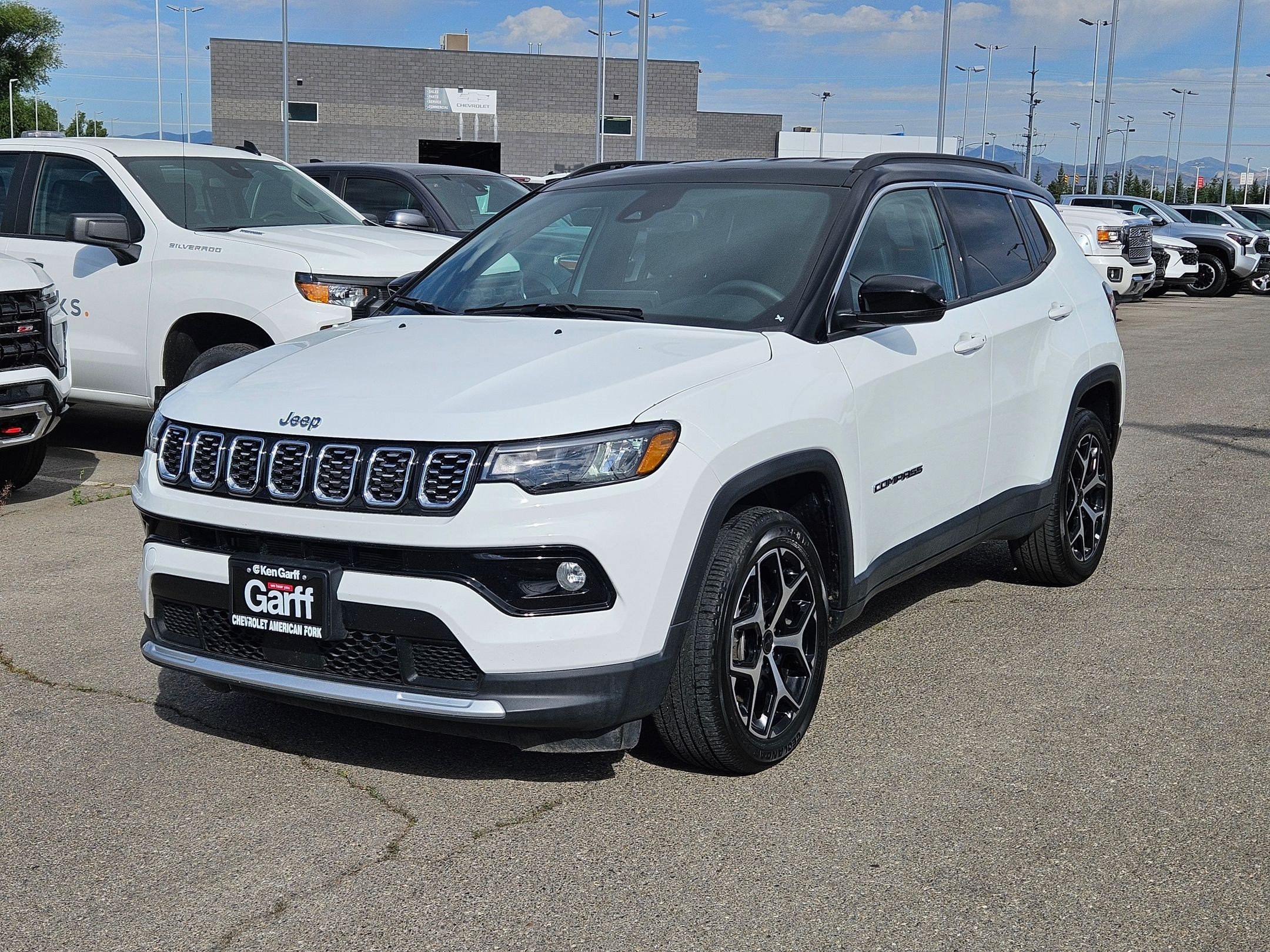 Used 2025 Bright White Clearcoat Jeep Limited image 8