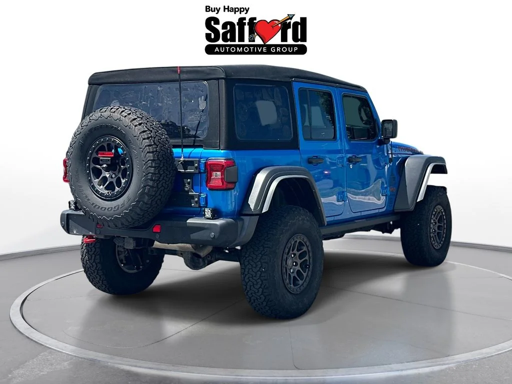 Used 2022 Blue Jeep Unlimited Rubicon image 8