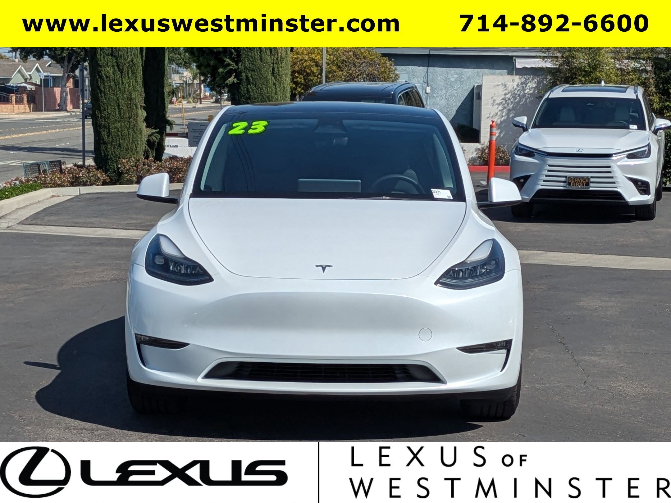 Used 2023 Tesla Model Y Performance with VIN 7SAYGDEF1PF700076 for sale in Westminster, CA