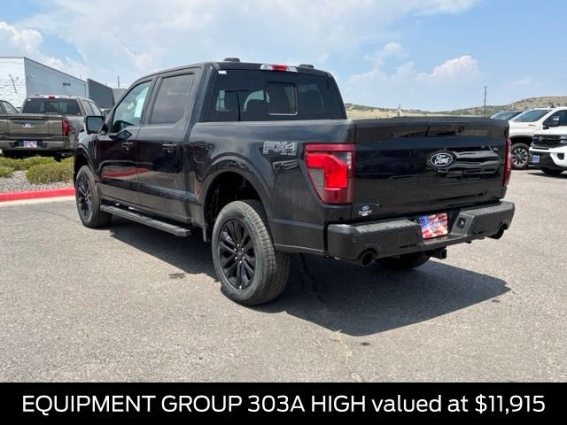 New 2026 Agate Black Metallic Ford XLT image 3
