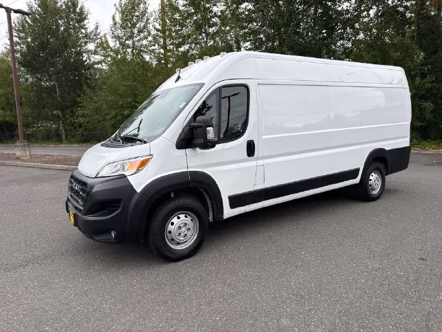 Used 2023 Bright White Clearcoat Ram High Roof image 3