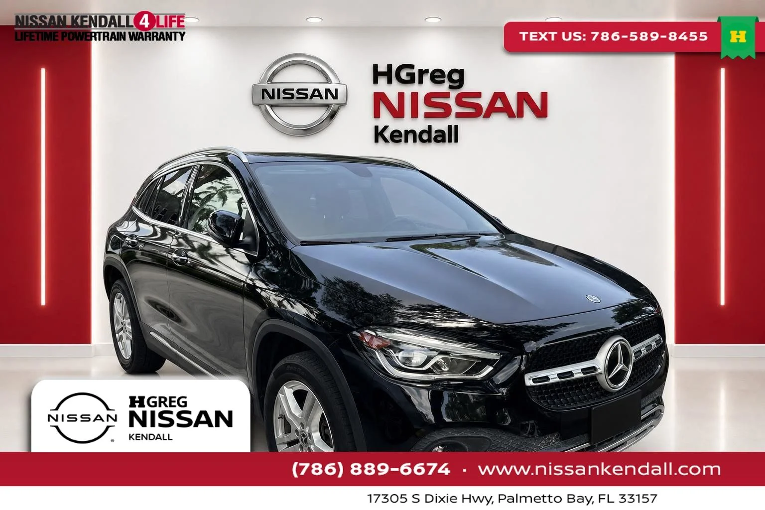 Used 2021 Black Mercedes-Benz GLA 250 image 1