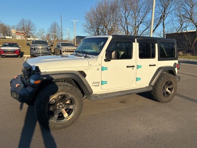 Used 2021 Jeep Wrangler Unlimited Sport S with VIN 1C4HJXDN7MW582597 for sale in Kansas City