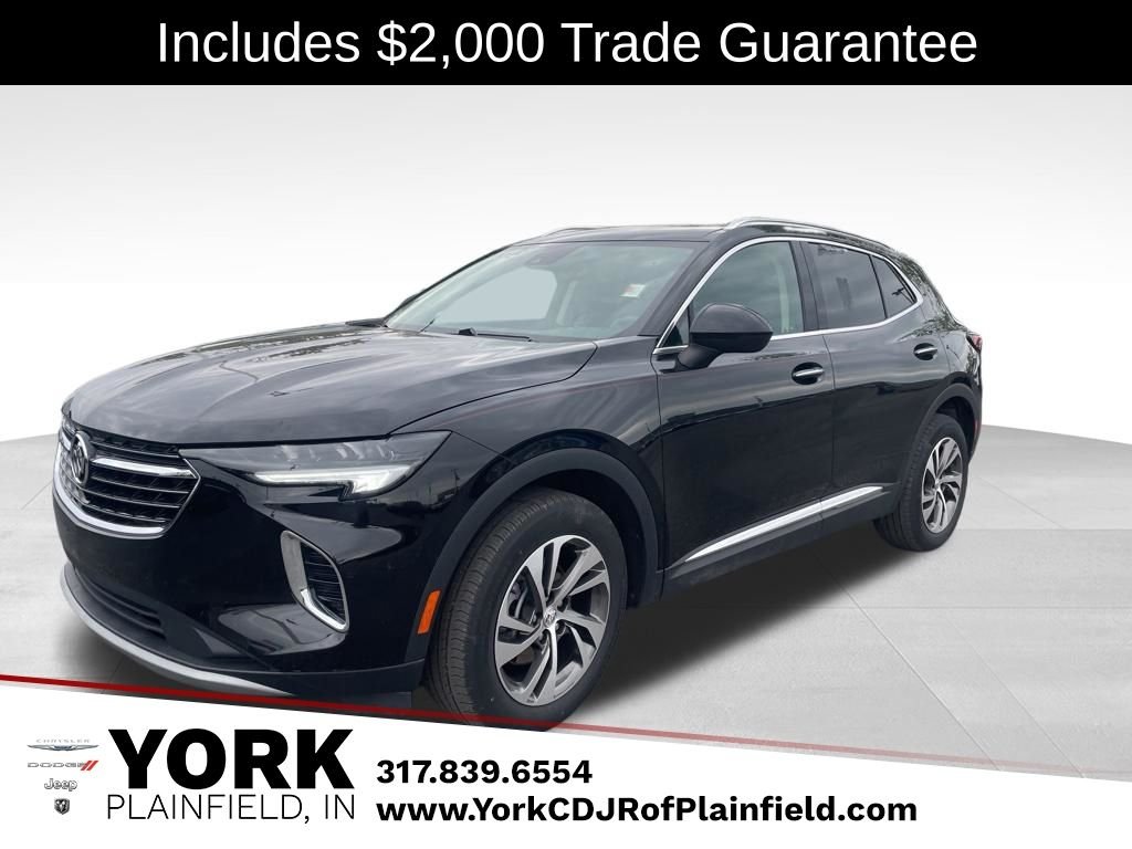 Black 2022 Buick Envision Essence FWD SUV / Crossover Front-Wheel Drive 9-Speed Automatic