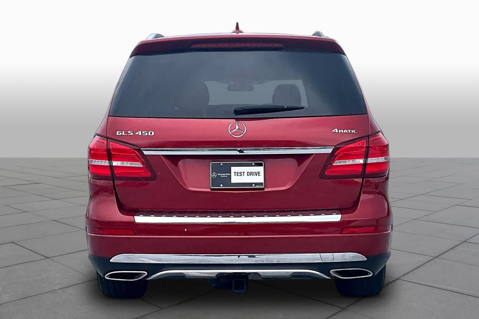 Used 2017 designo Cardinal Red Metallic Mercedes-Benz GLS 450 image 5