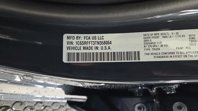 New 2026 Forged Blue Metallic Exterior Paint RAM Big Horn/Lone Star image 28