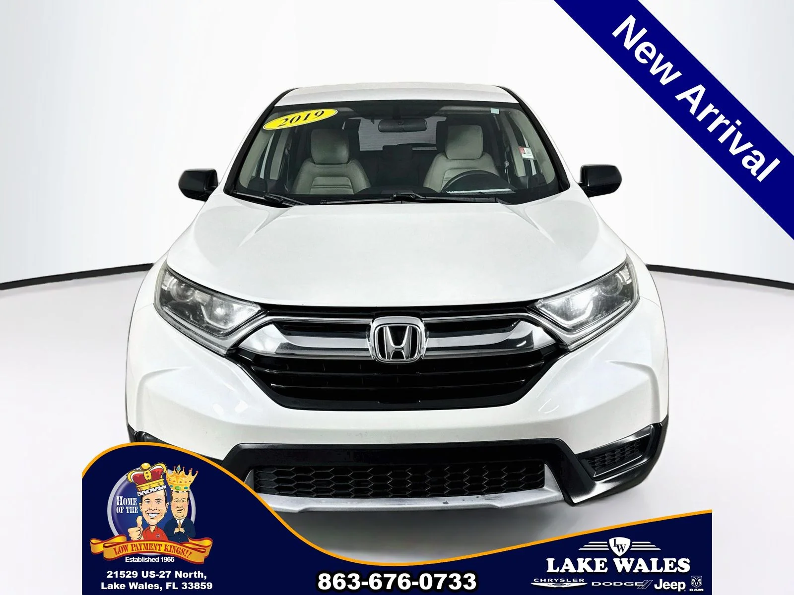 Used 2019 Honda CR-V LX with VIN 2HKRW6H39KH204678 for sale in Lake Wales, FL