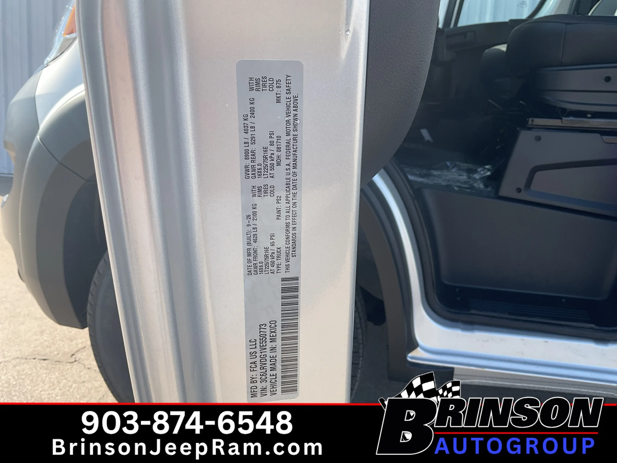 New 2027 Bright Silver Metallic Clearcoat RAM Tradesman image 16